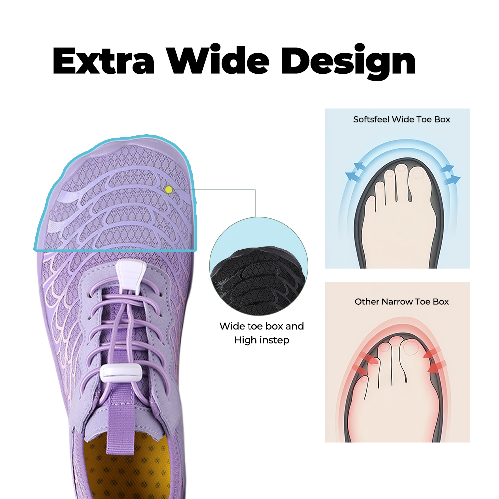 CanyonFlex - Zero Drop Healthy River Shoes (Unisex) - Purple