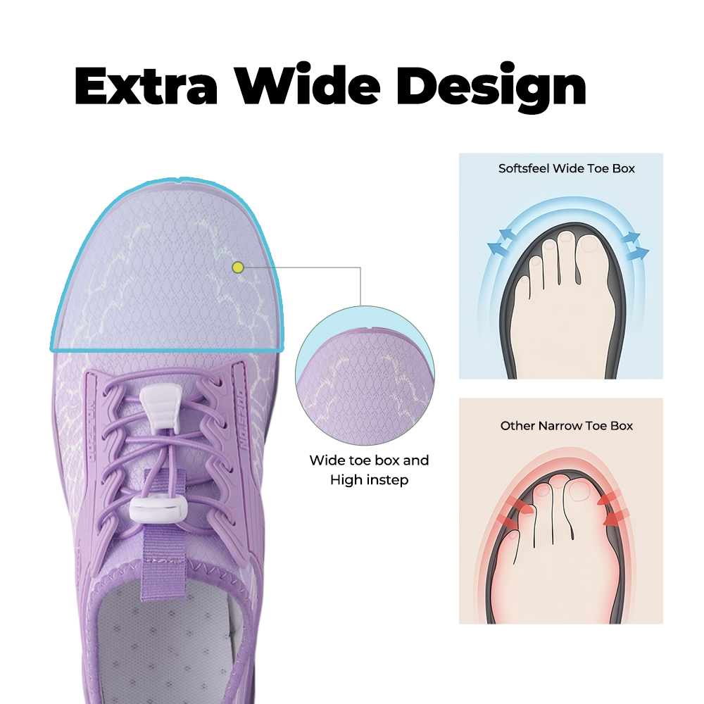UniGrip - Optimal Health & Traction Shoes (Unisex) - Purple