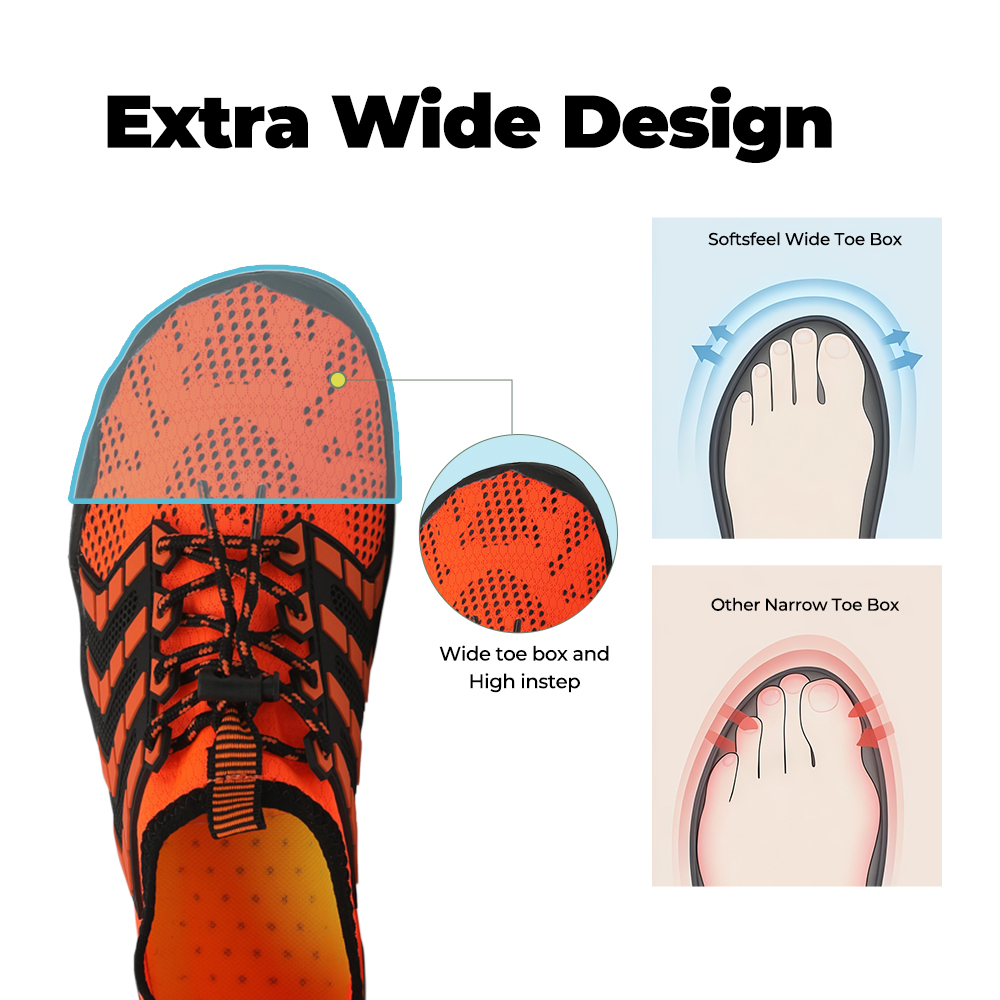 Feel Pro - healthy & comfortable barefoot shoes - Orange