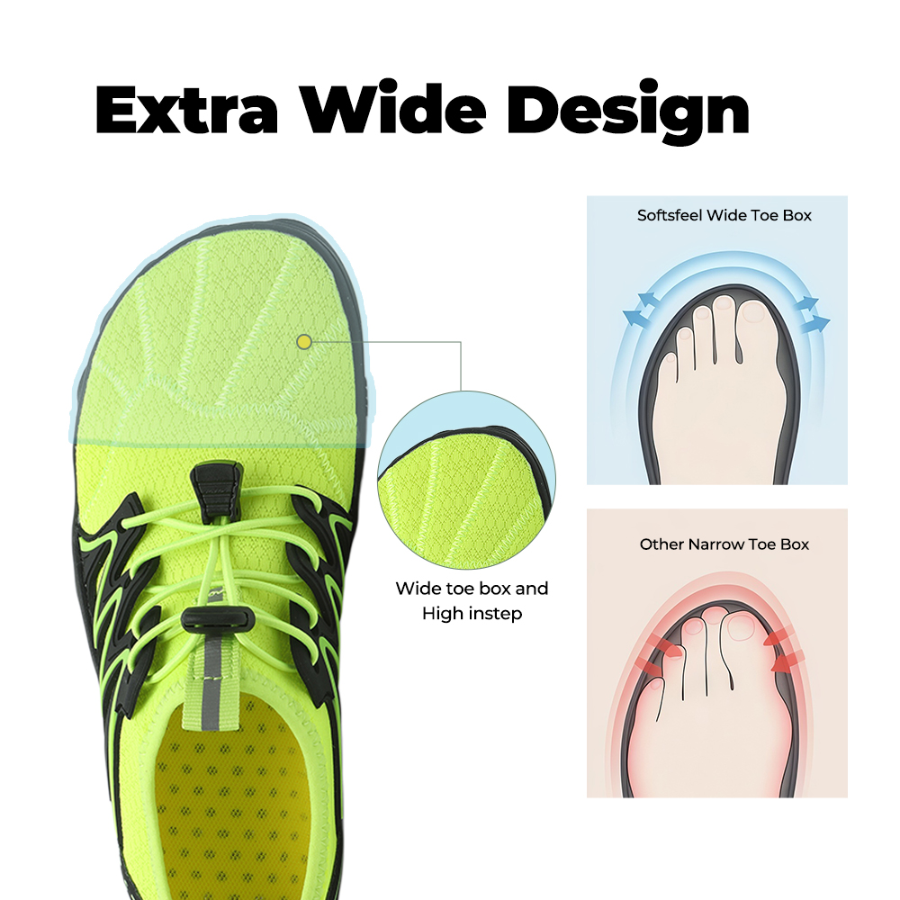 WildStride Pro: All-Terrain Grip Barefoot Shoes (Unisex) - Green