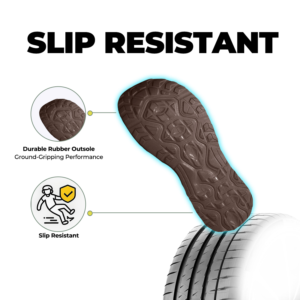 Men's WideToe Grip V3 - Espresso