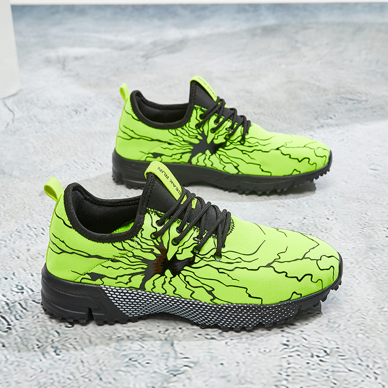 Softswear Men's Cushioned Walking Shoes - Green