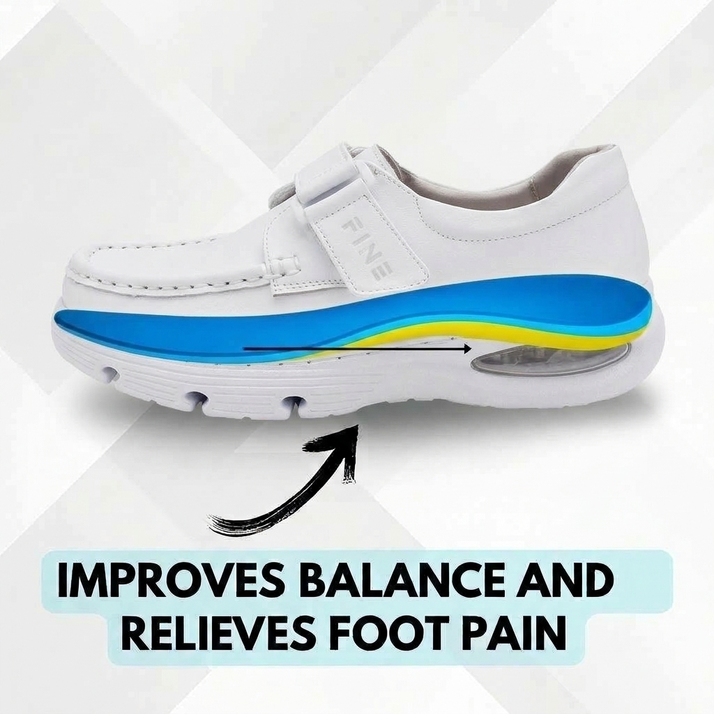 Softswear™ Secure Air — Air-Cushioned Hook-and-Loop Work Shoes for All-Day Comfort
