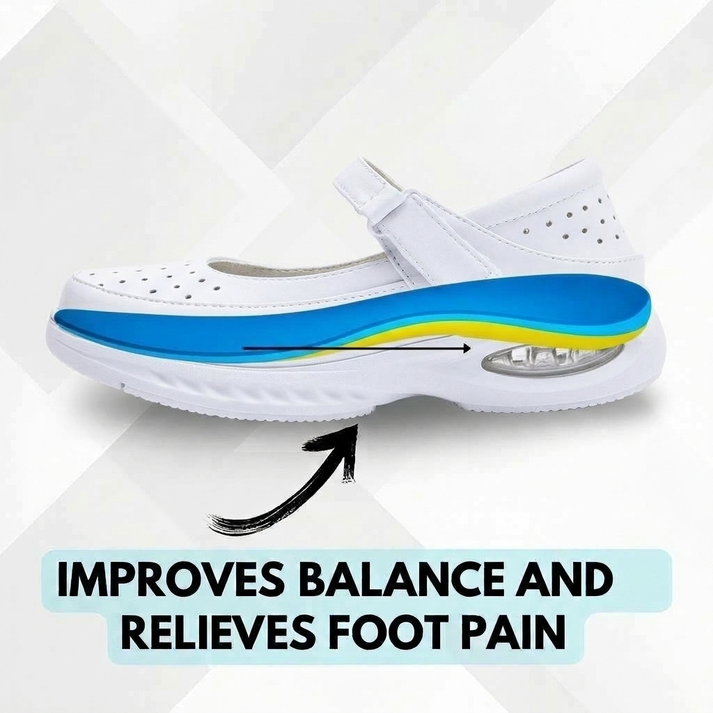 Softswear™ Breeze Air — Breathable Mary Jane Work Shoes for All-Day Comfort