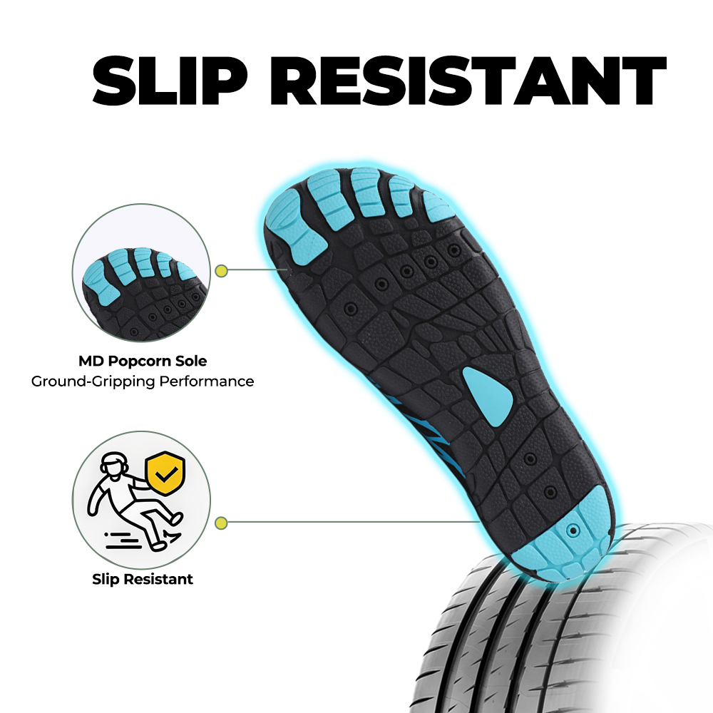 Lorax Pro - Healthy & non-slip barefoot shoes (Unisex) - Blue