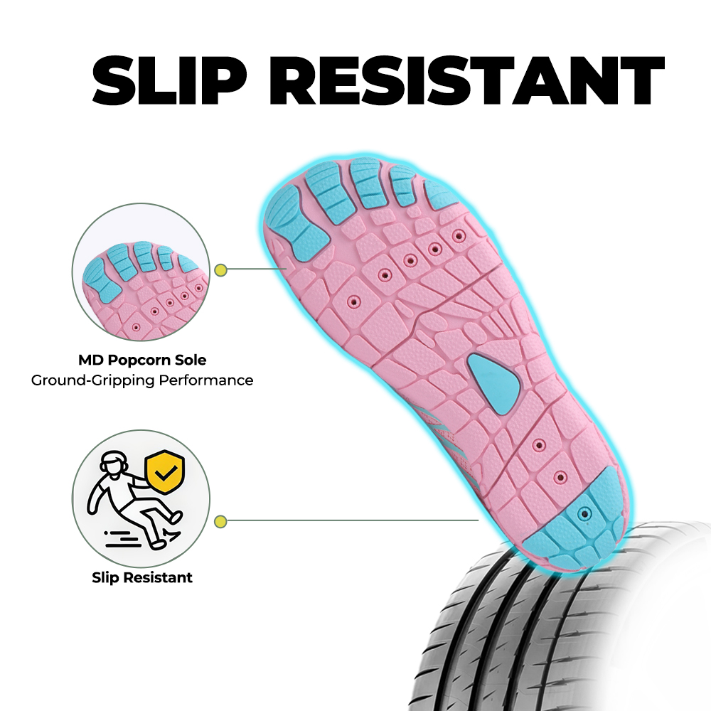 Lorax Pro - Healthy & non-slip barefoot shoes (Unisex) - Pink