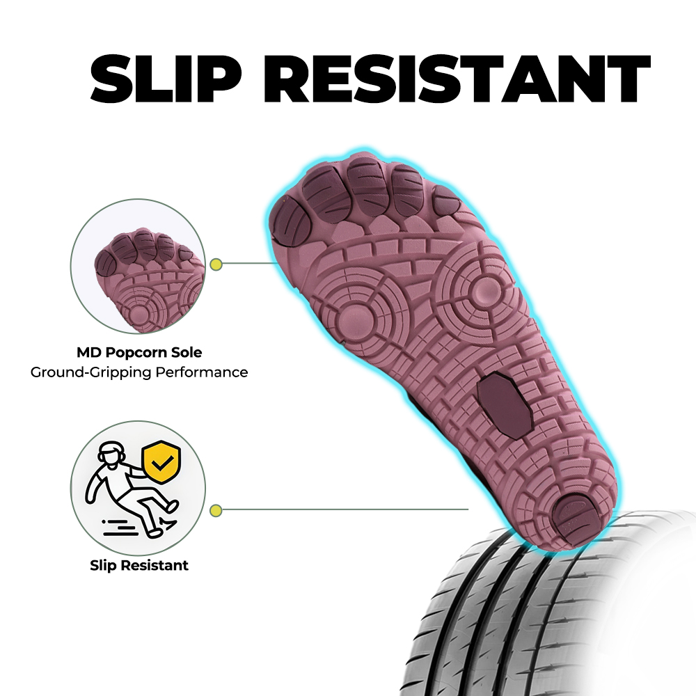 StreamGrip - Non-Slip Barefoot Water Shoes (Unisex) - Pink