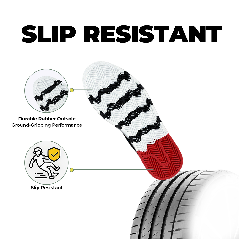 Softswear®Men Relieve Foot Pain Perfect Walking Shoes - Red