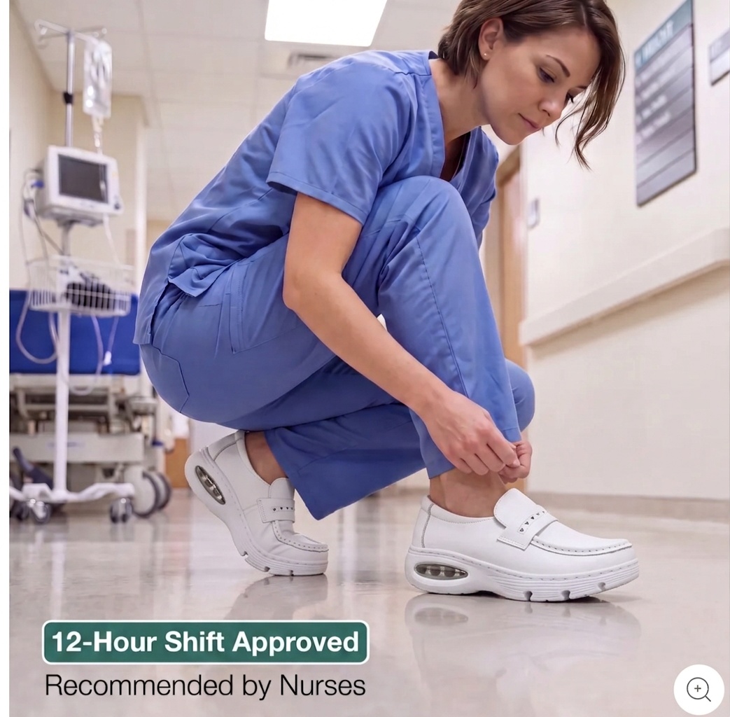 Softswear™ ™ Grace Air — Air-Cushioned Work Loafers for Long Shifts