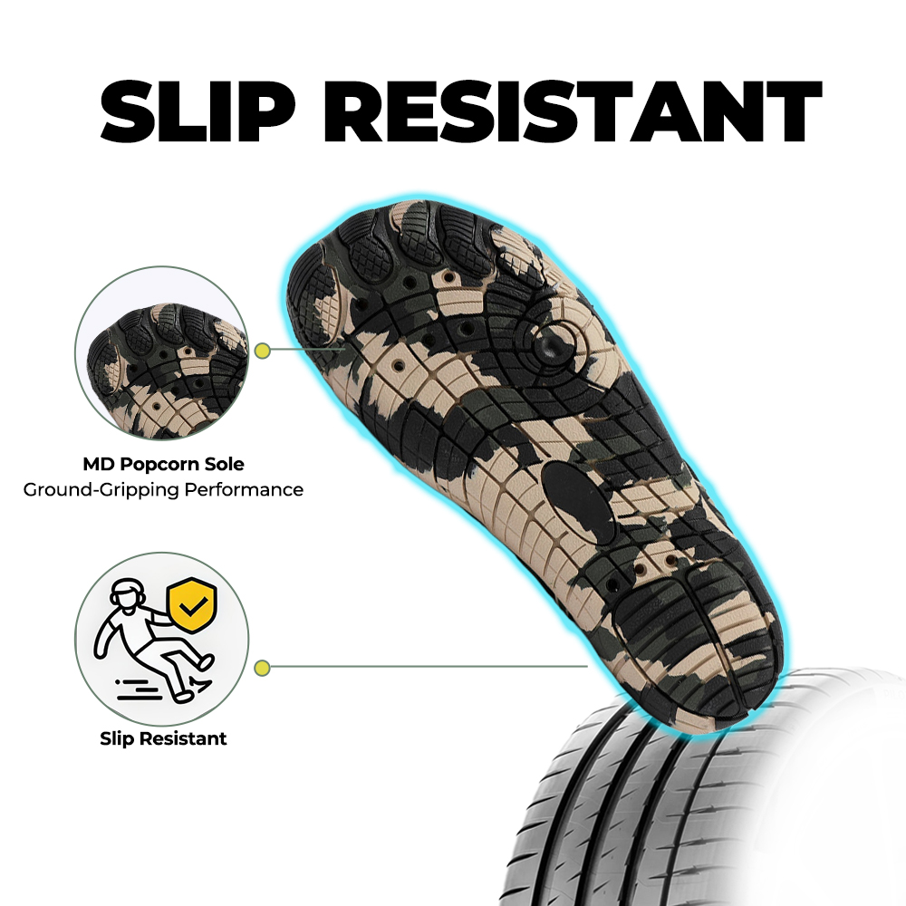 FlowStride - Quick-Dry Breathable Wading Shoes (Unisex) - Black