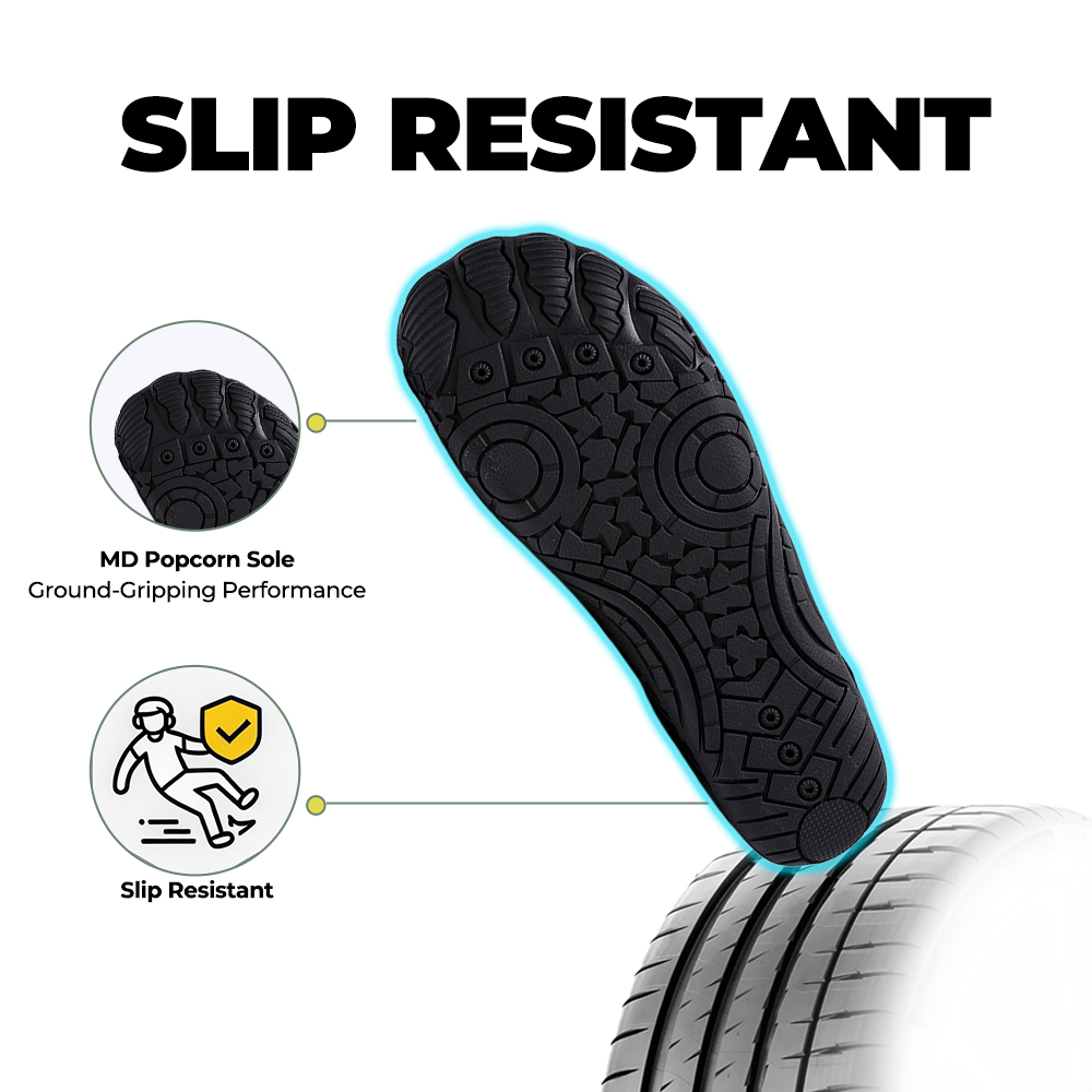 CanyonFlex - Zero Drop Healthy River Shoes (Unisex) - Black