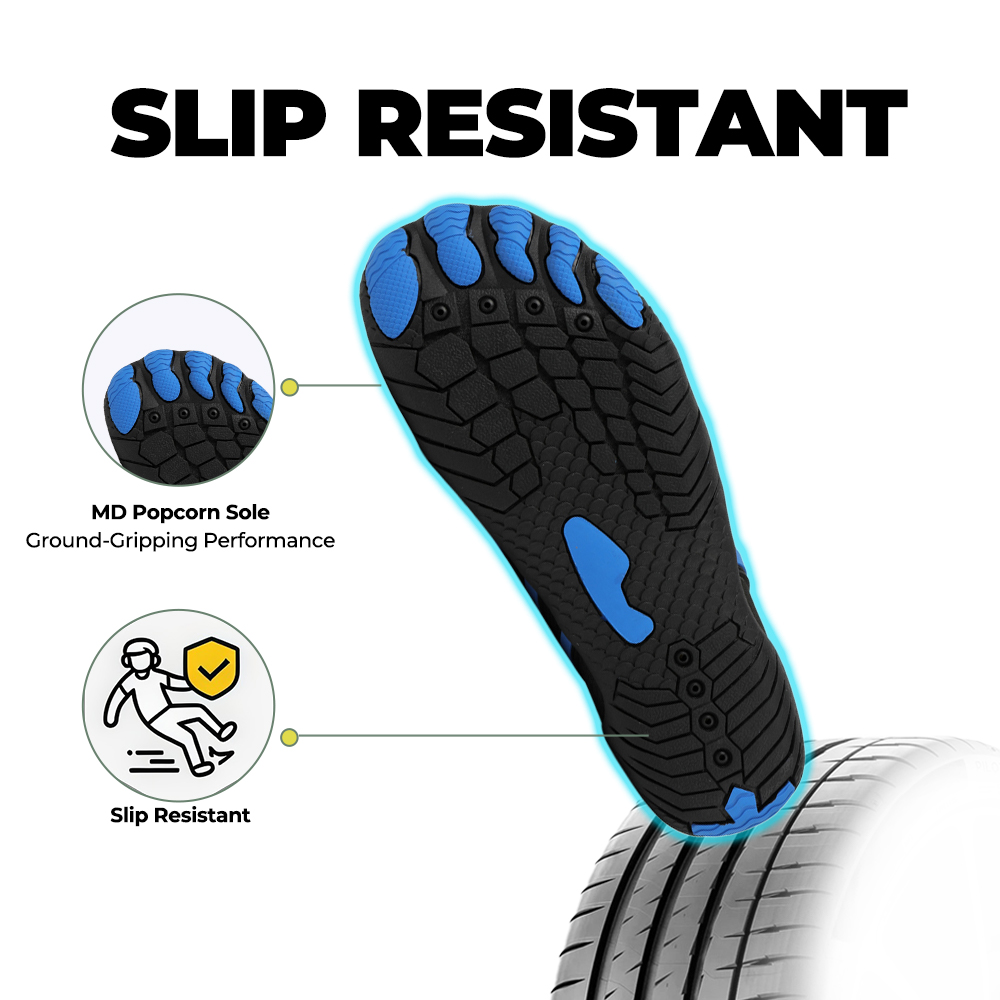 Feel Pro - healthy & comfortable barefoot shoes - Black Blue