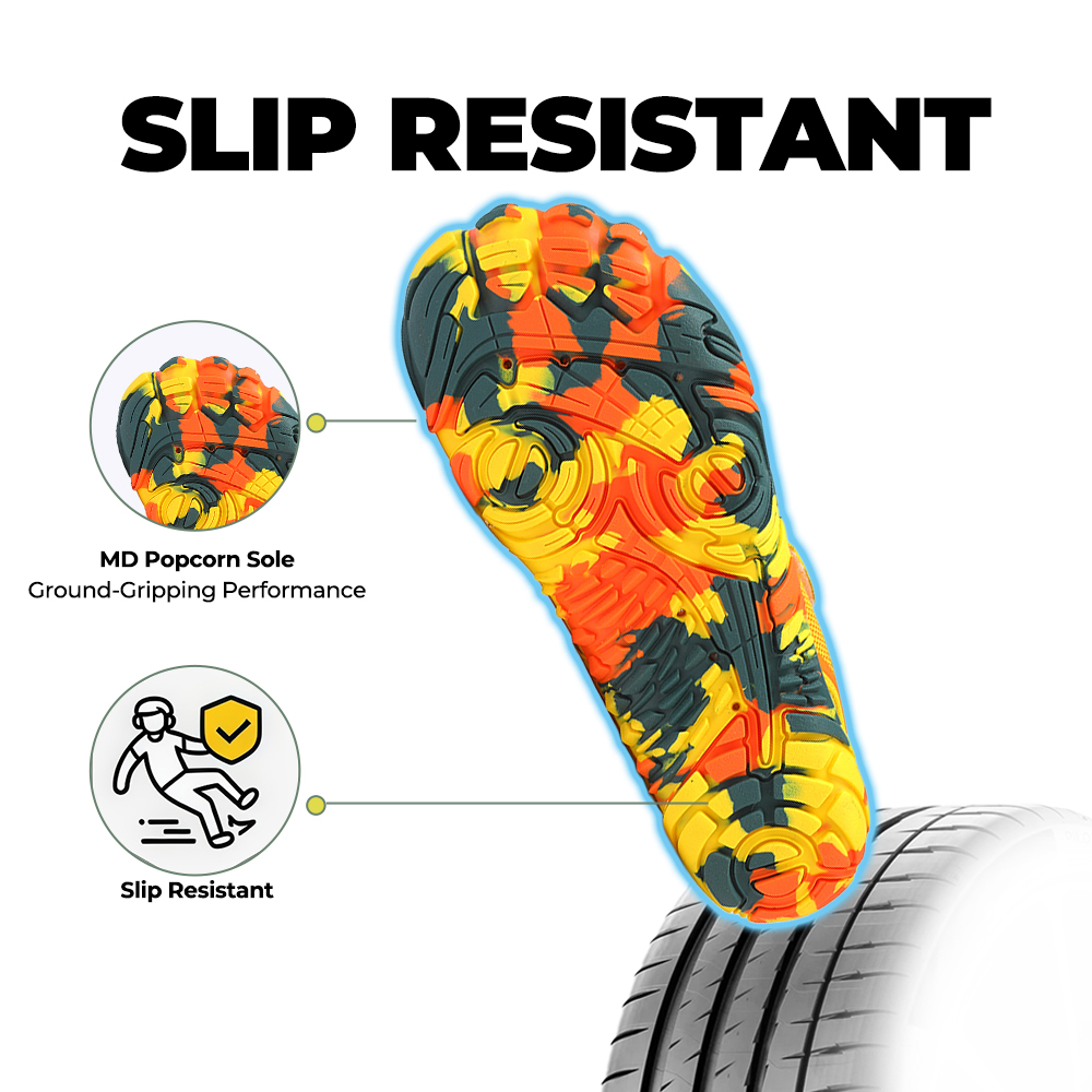 Outdoor Master - slip-resistant & comfortable barefoot shoes - Yellow
