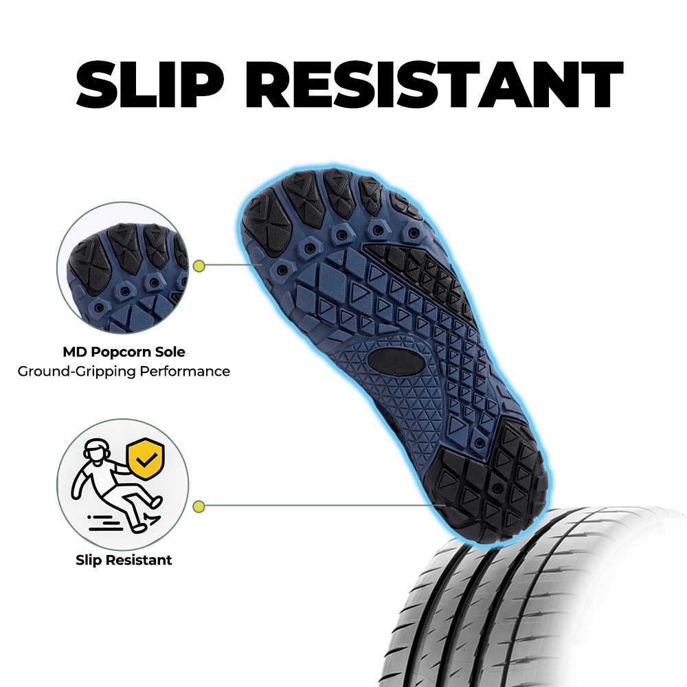 EcoComfort - Ultimate Wellness Barefoot Shoes - Dark Blue