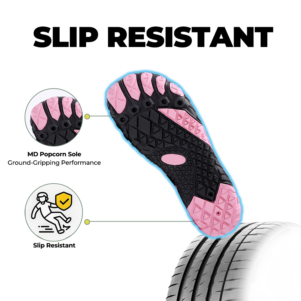 EcoComfort - Ultimate Wellness Barefoot Shoes - Black Pink