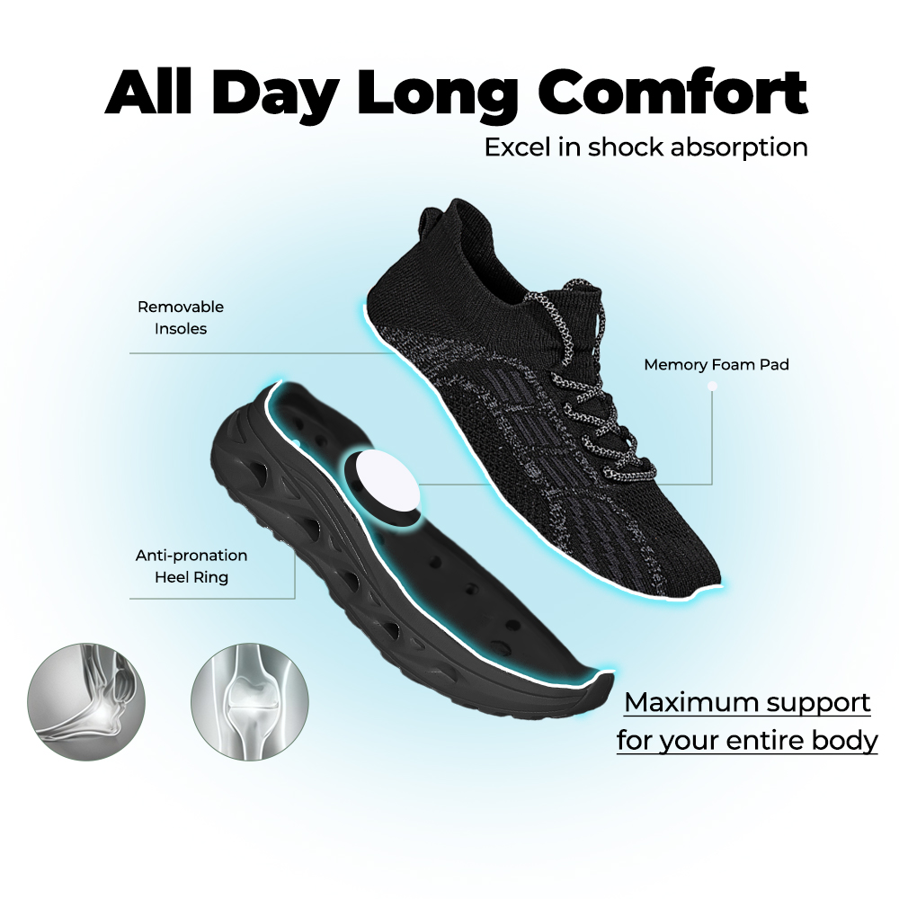 Men's WideToe Grip V3 - Shadow Black