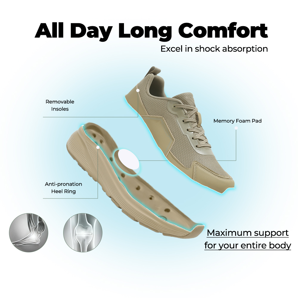 Softswear®Relieve Foot Pain Perfect Walking Shoes - Black