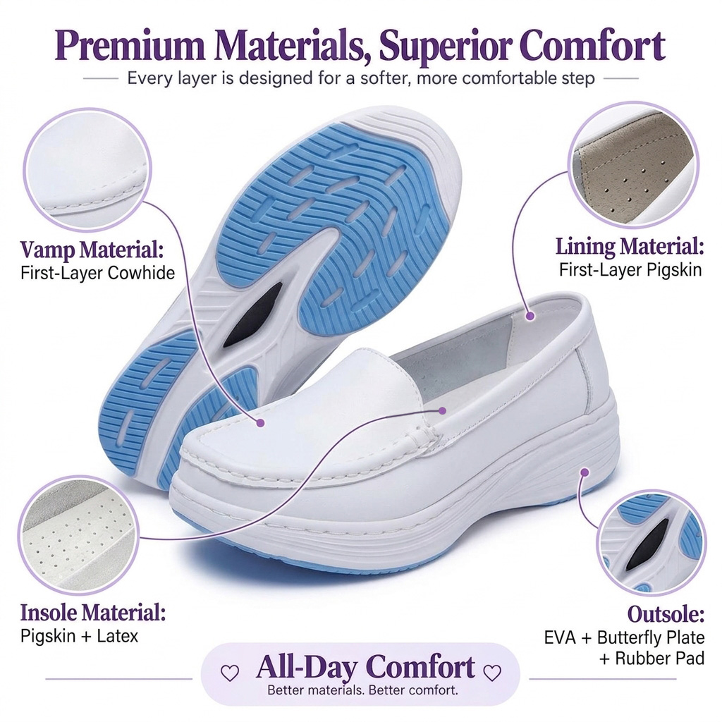 Softswear™ Ease — Slip-On Work Shoes for All-Day Comfort & Long Shifts