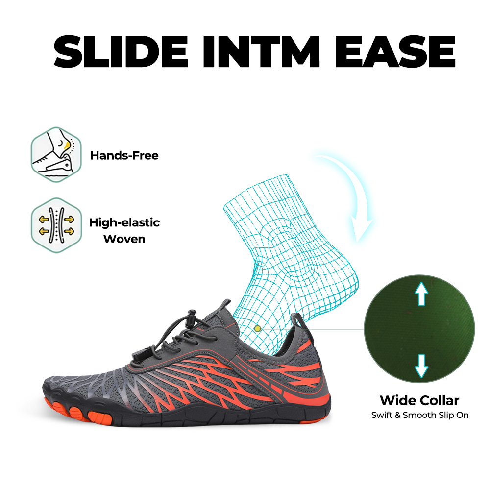 Lorax Pro - Healthy & non-slip barefoot shoes (Unisex) - Orange