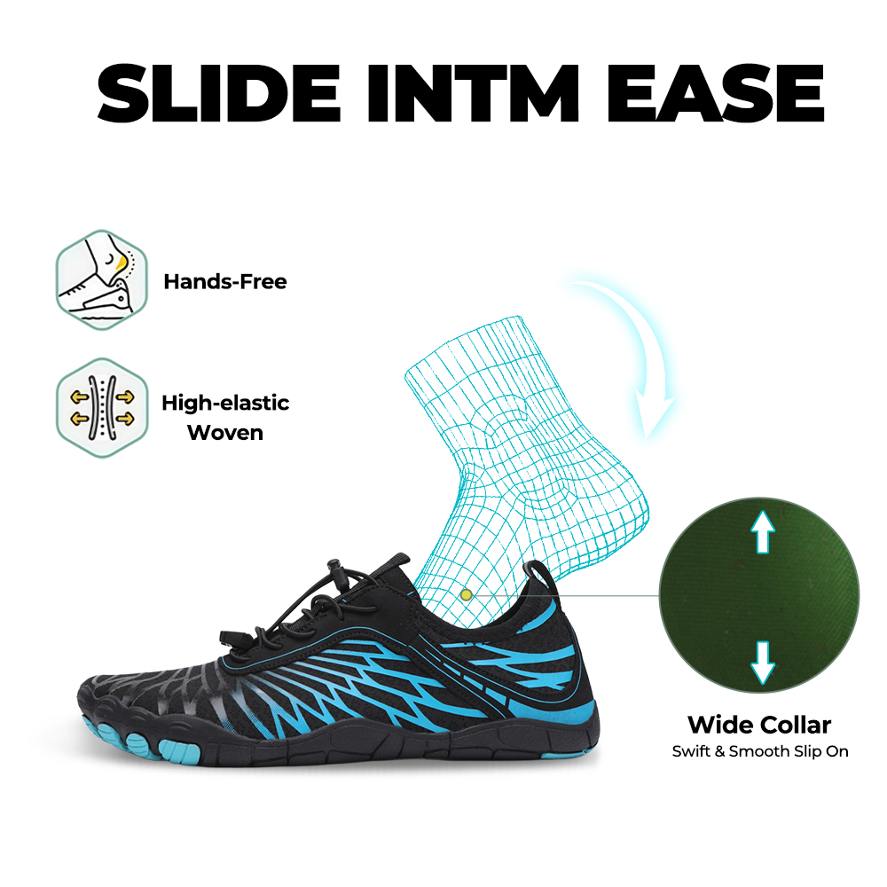 Lorax Pro - Healthy & non-slip barefoot shoes (Unisex) - Blue