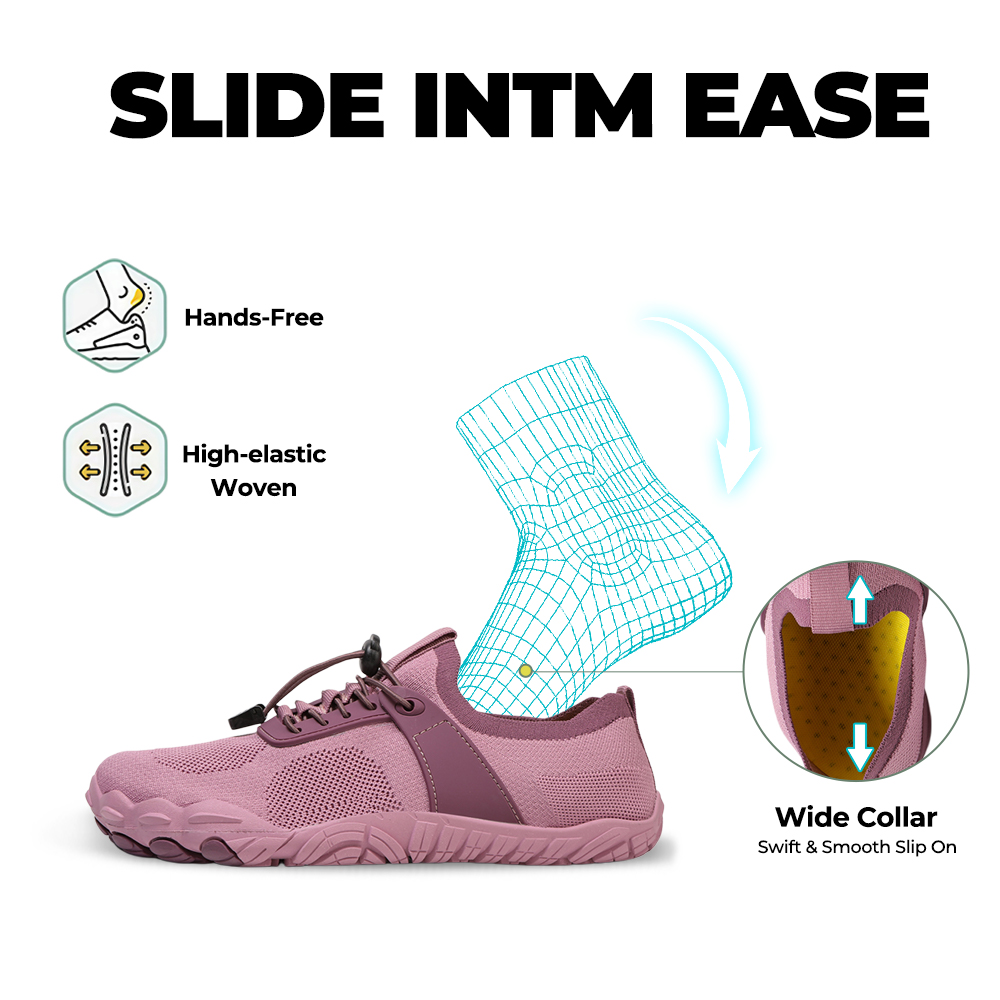 StreamGrip - Non-Slip Barefoot Water Shoes (Unisex) - Pink