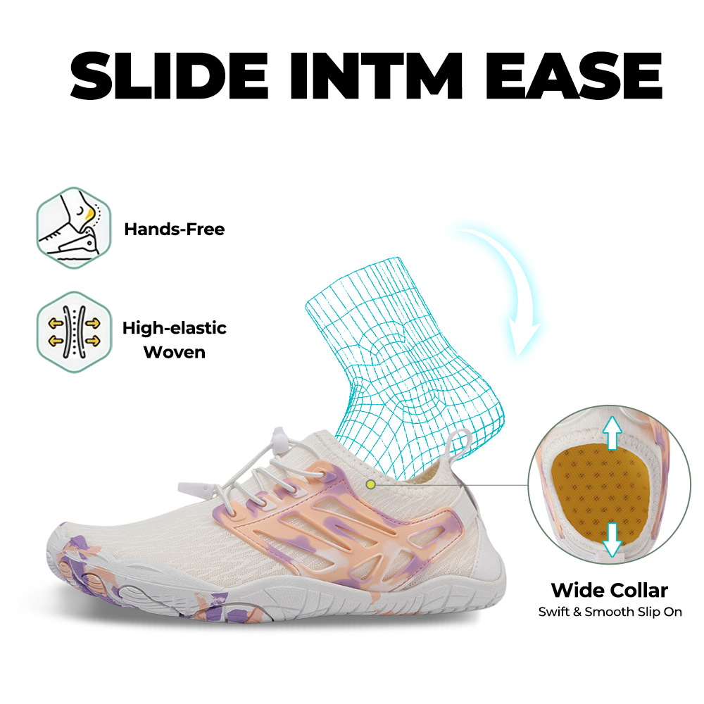 FlowStride - Quick-Dry Breathable Wading Shoes (Unisex) - White Pink