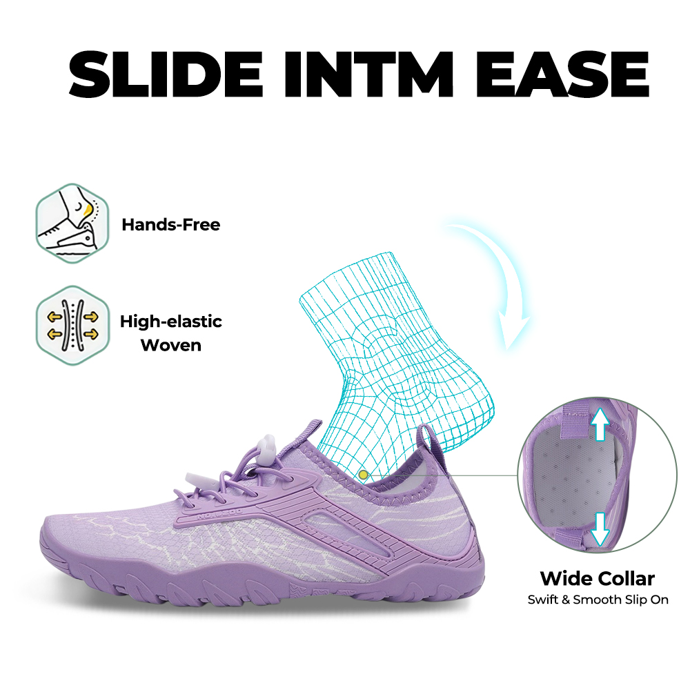 UniGrip - Optimal Health & Traction Shoes (Unisex) - Purple