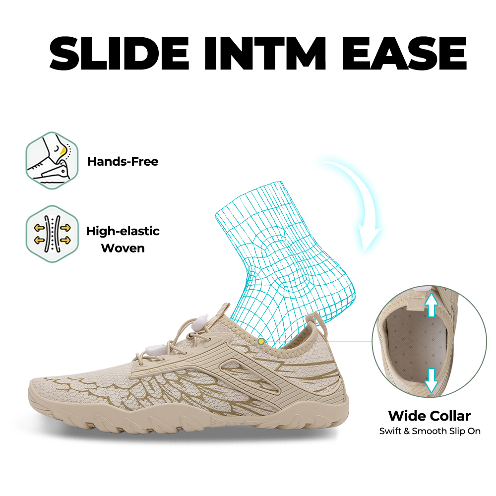 UniGrip - Optimal Health & Traction Shoes (Unisex) - Khaki