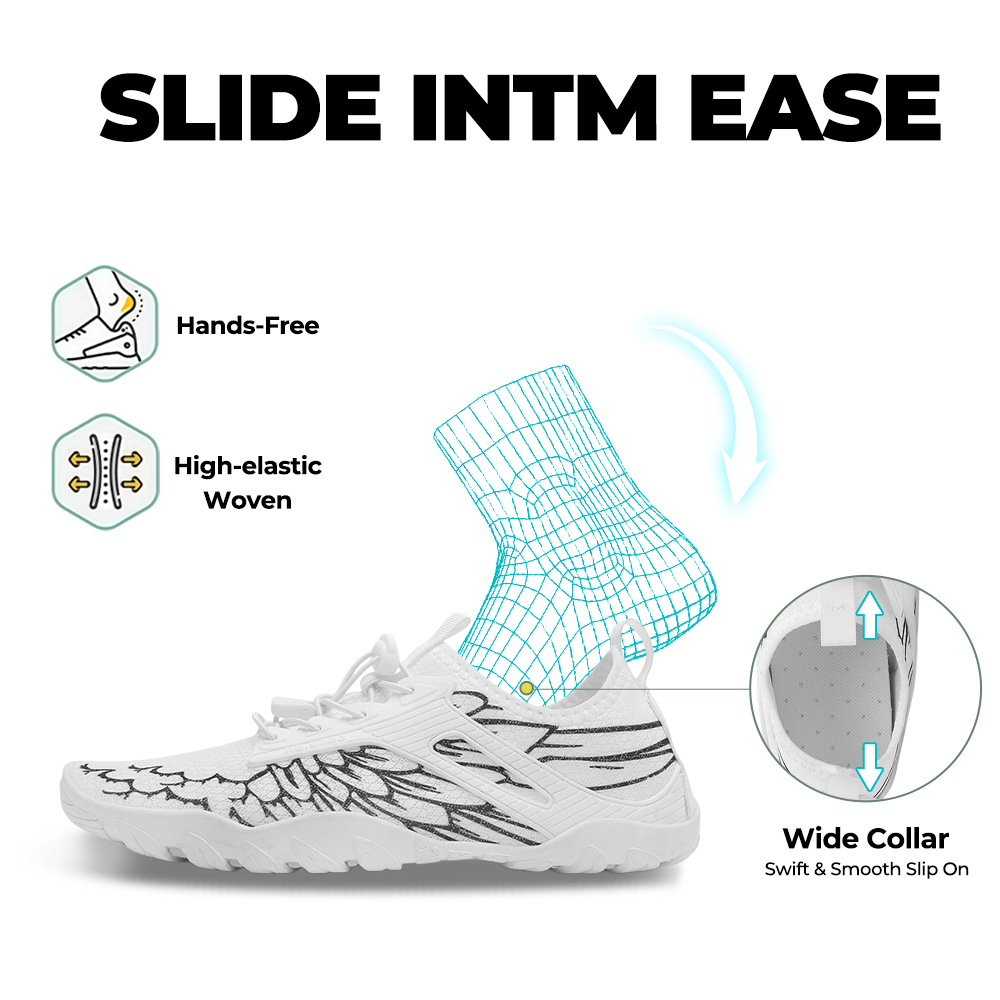 UniGrip - Optimal Health & Traction Shoes (Unisex) - White