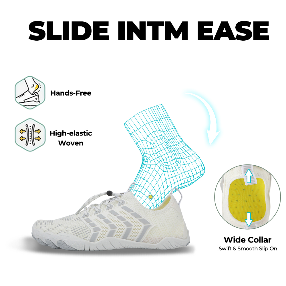 Feel Pro - healthy & comfortable barefoot shoes - White