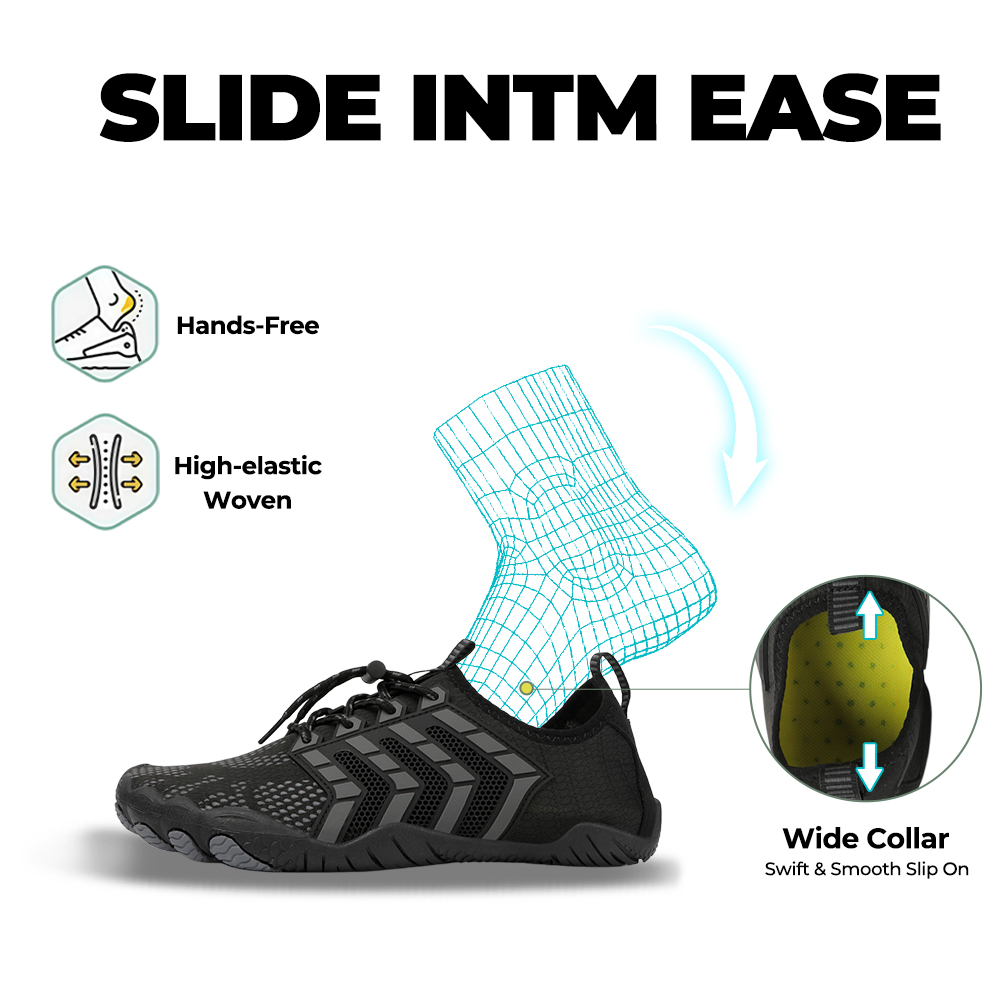 Feel Pro - healthy & comfortable barefoot shoes - Black