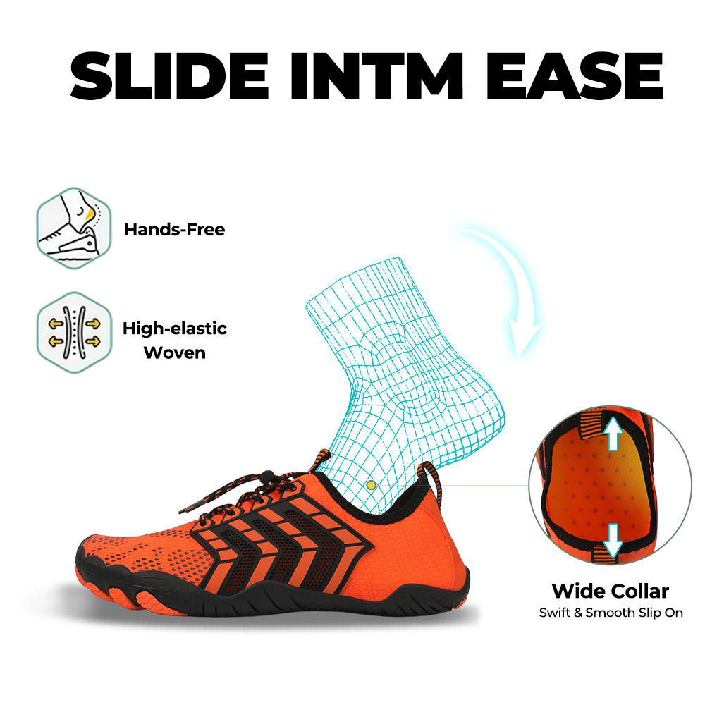 Feel Pro - healthy & comfortable barefoot shoes - Orange