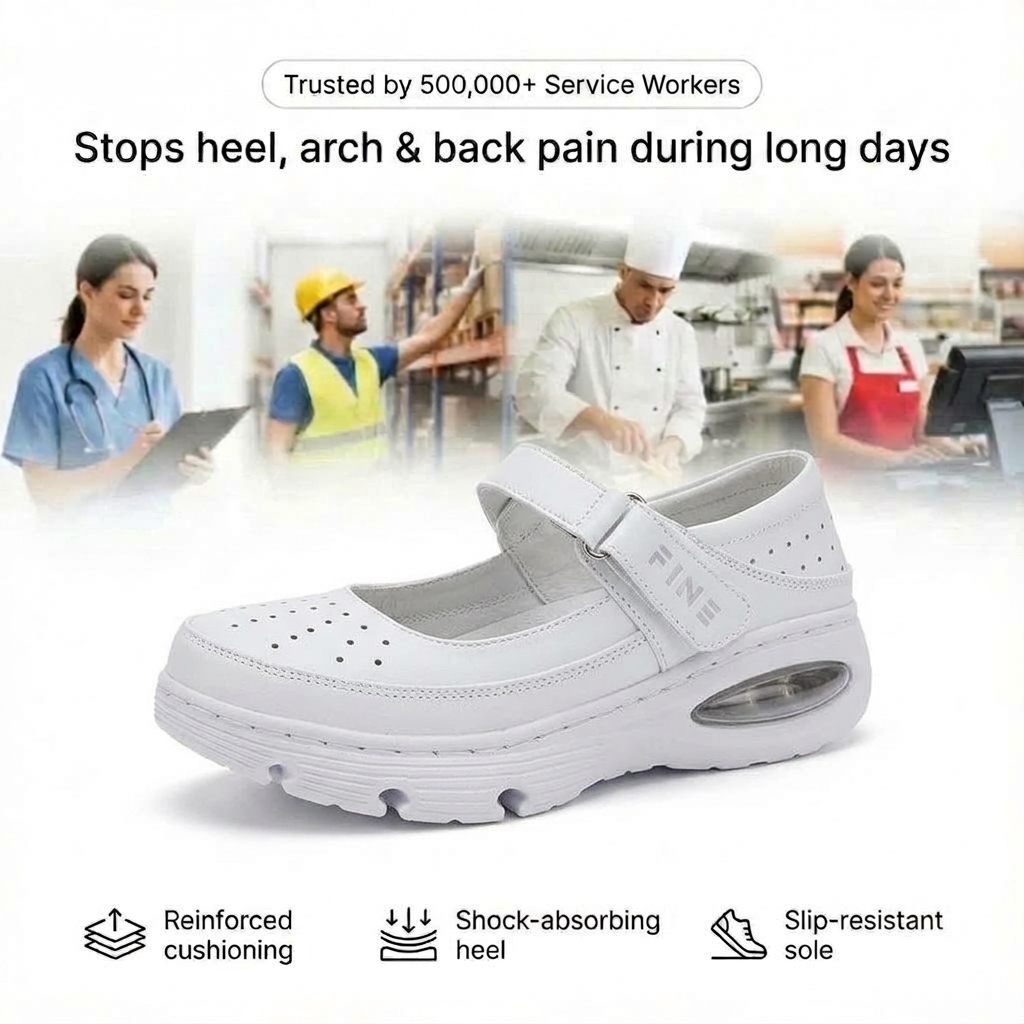 Softswear™ Shift Air — Air-Cushioned Work Shoes for 12-Hour Shifts & All-Day Comfort