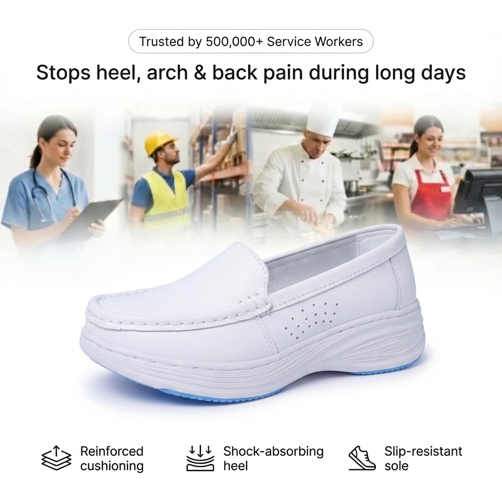 Softswear™ Ease — Slip-On Work Shoes for All-Day Comfort & Long Shifts