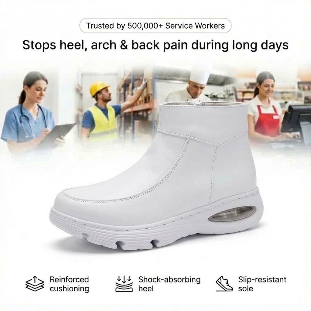 Softswear™ Haven Air — Cushioned Ankle Work Boots for Everyday Comfort