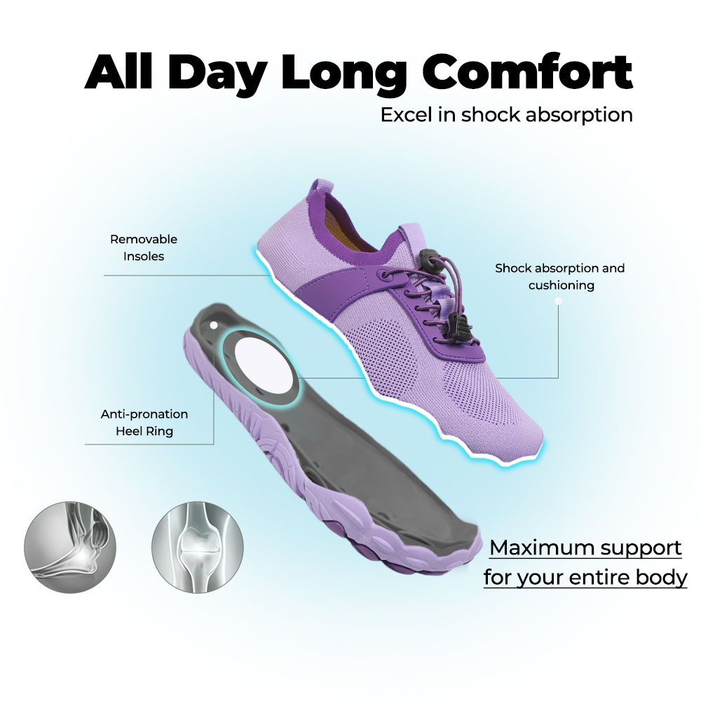 StreamGrip - Non-Slip Barefoot Water Shoes (Unisex) - Pink