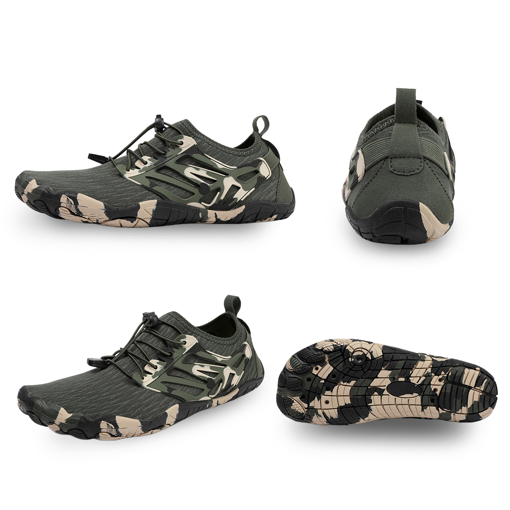 FlowStride - Quick-Dry Breathable Wading Shoes (Unisex) - Black