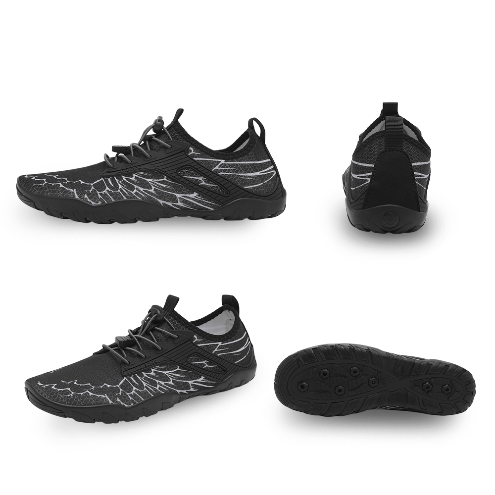 UniGrip - Optimal Health & Traction Shoes (Unisex) - Black