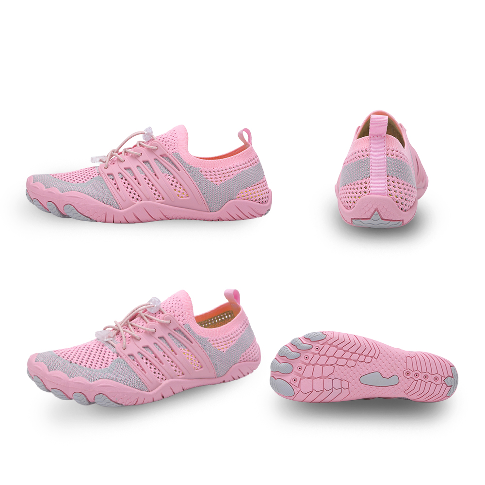 CanyonTrek: Non-Slip All-Environment Barefoot Shoes - Pink