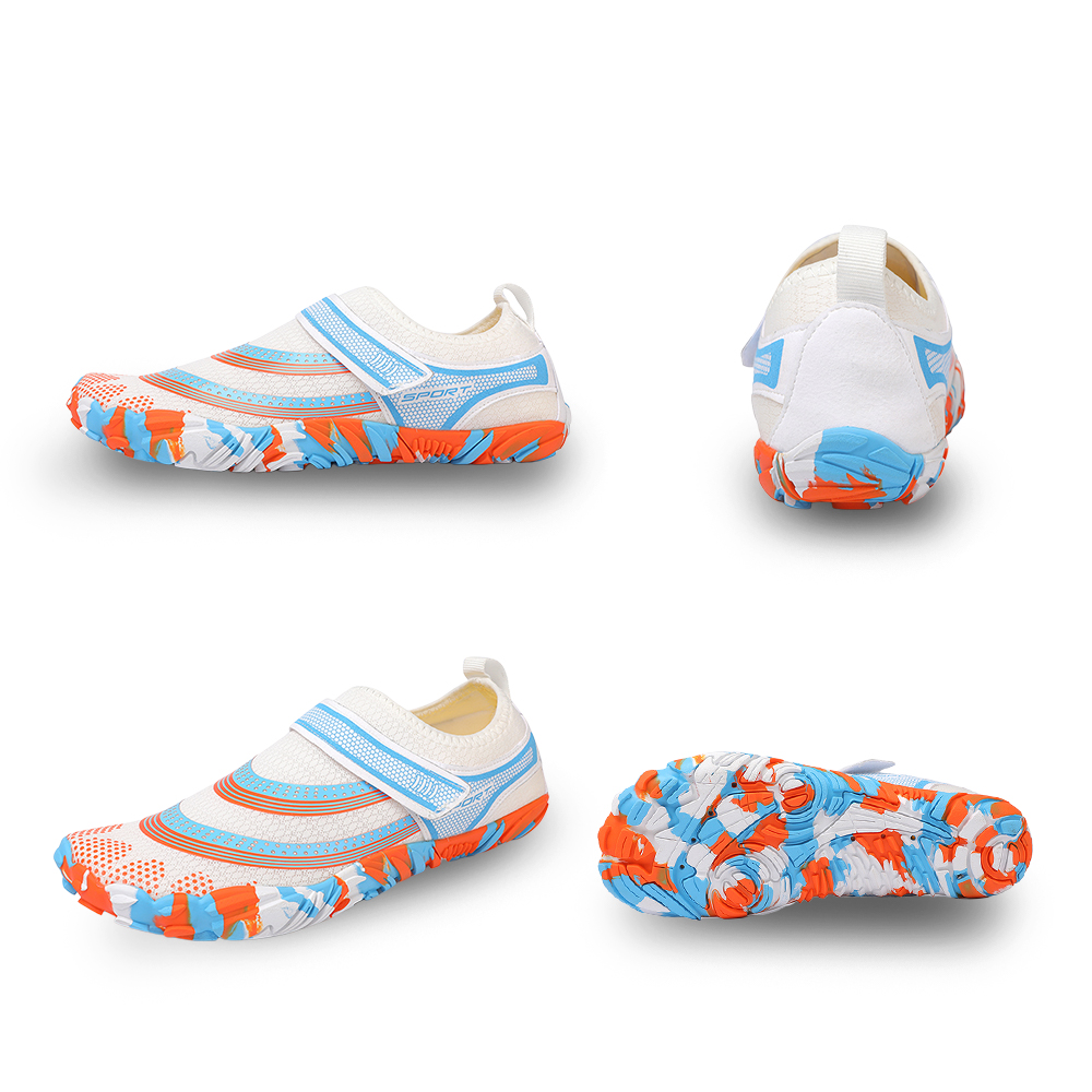 Outdoor Master - slip-resistant & comfortable barefoot shoes - White Blue