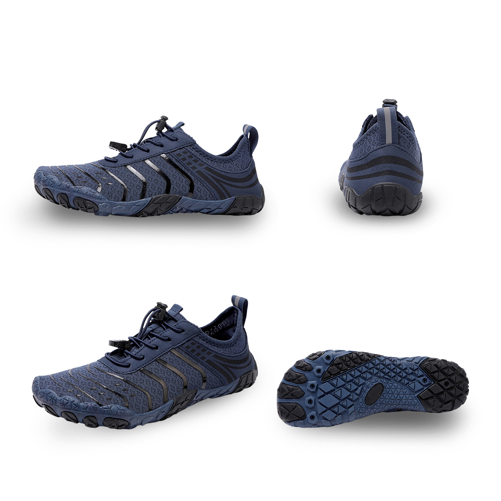 EcoComfort - Ultimate Wellness Barefoot Shoes - Dark Blue