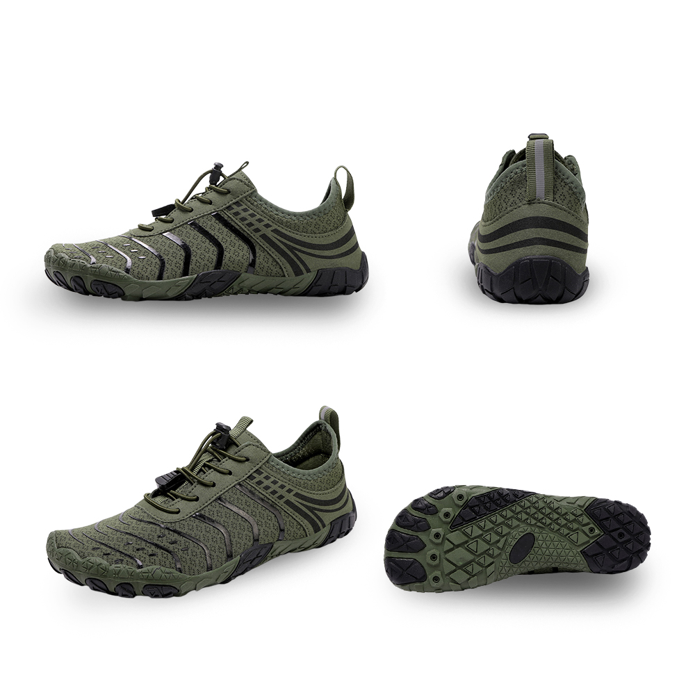 EcoComfort - Ultimate Wellness Barefoot Shoes - Army Green