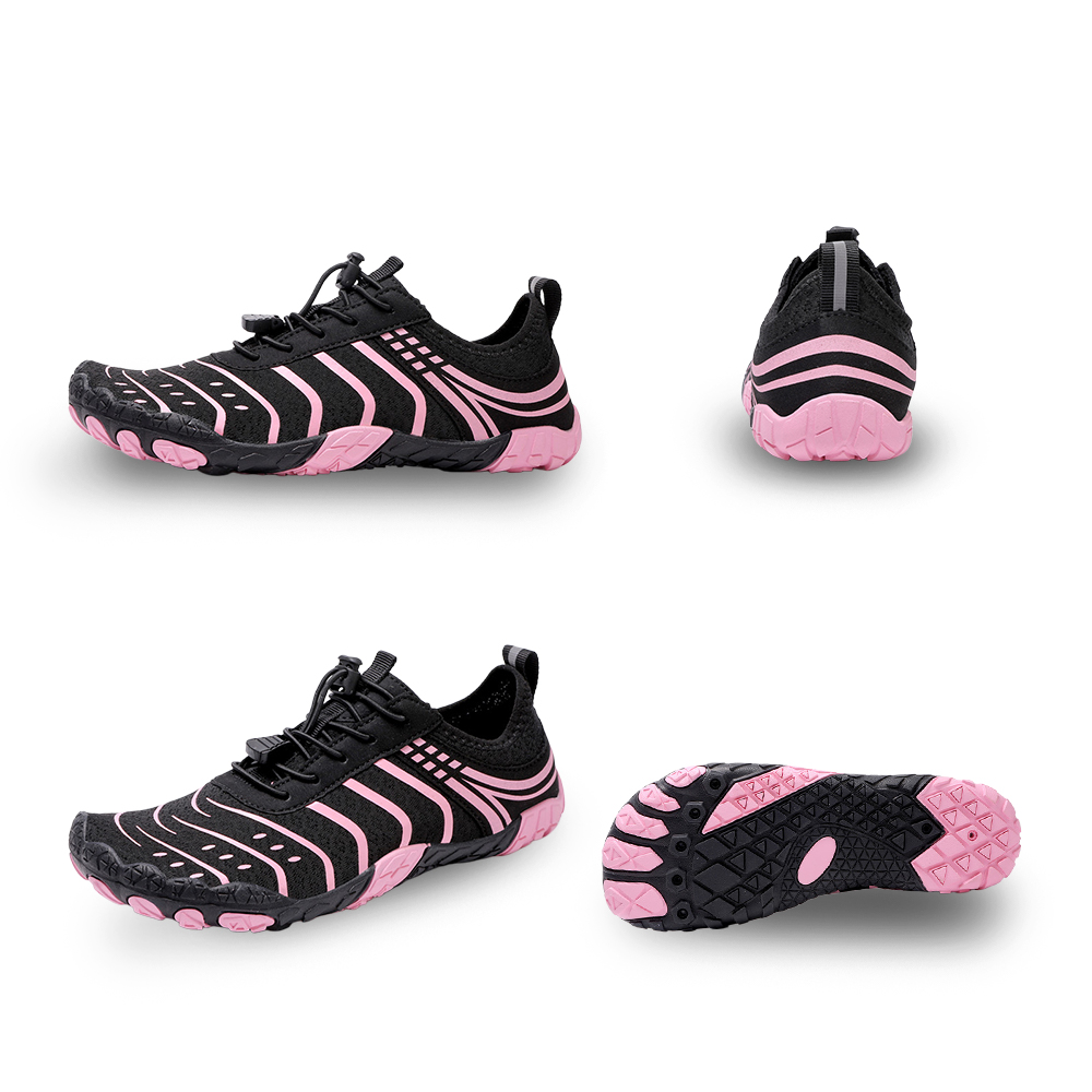EcoComfort - Ultimate Wellness Barefoot Shoes - Black Pink