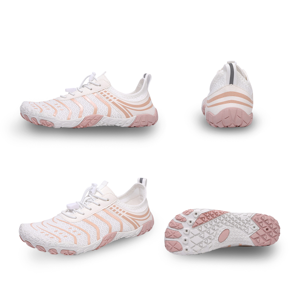 EcoComfort - Ultimate Wellness Barefoot Shoes - White Pink