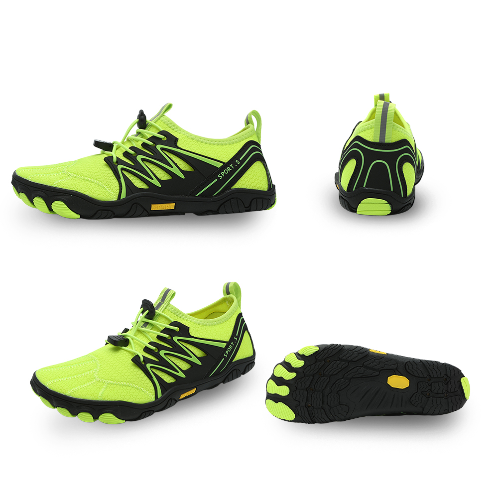 WildStride Pro: All-Terrain Grip Barefoot Shoes (Unisex) - Green