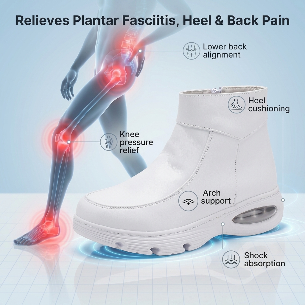 Softswear™ Haven Air — Cushioned Ankle Work Boots for Everyday Comfort