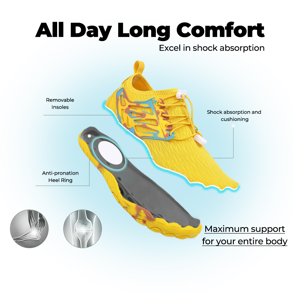 [Copy]FlowStride - Quick-Dry Breathable Wading Shoes (Unisex) - Yellow