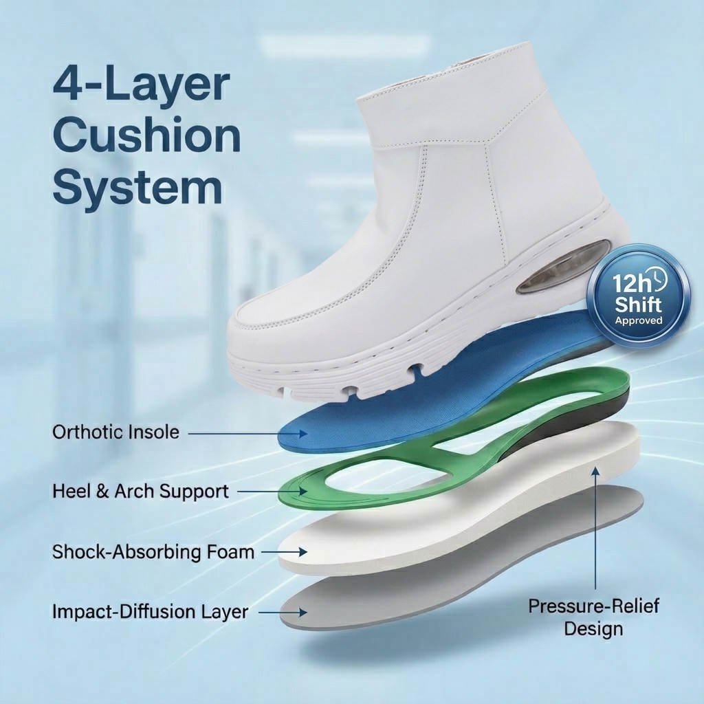 Softswear™ Haven Air — Cushioned Ankle Work Boots for Everyday Comfort