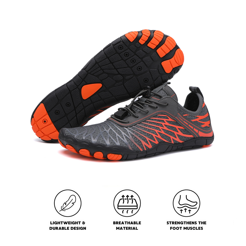 Lorax Pro - Healthy & non-slip barefoot shoes (Unisex) - Orange