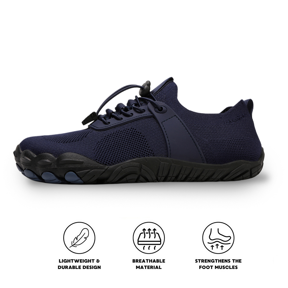 StreamGrip - Non-Slip Barefoot Water Shoes (Unisex) - Dark Blue